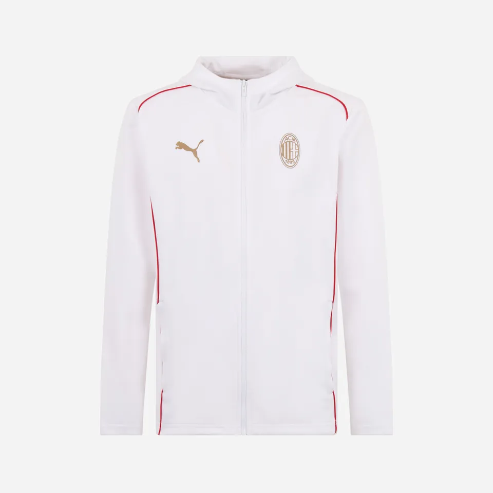 AC Milan Casuals 2024/25 Giacca Zip Cappuccio uomo cotone