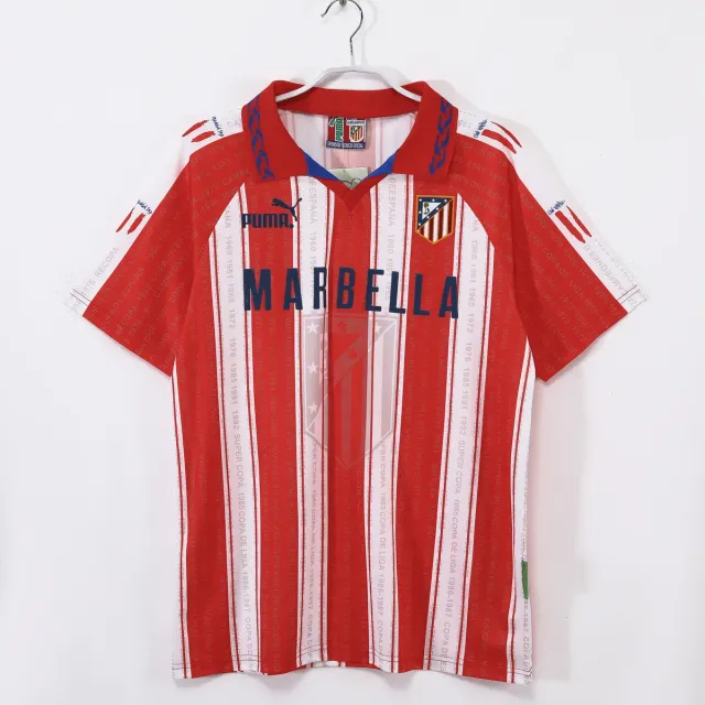 Tifoso Store Atletico Madrid 1995/96 maglia home strisce rojiblancas