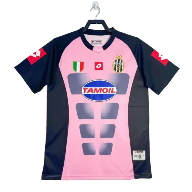 Maglie da Calcio Juventus Rosa 2002/03 Maglia Tamoil