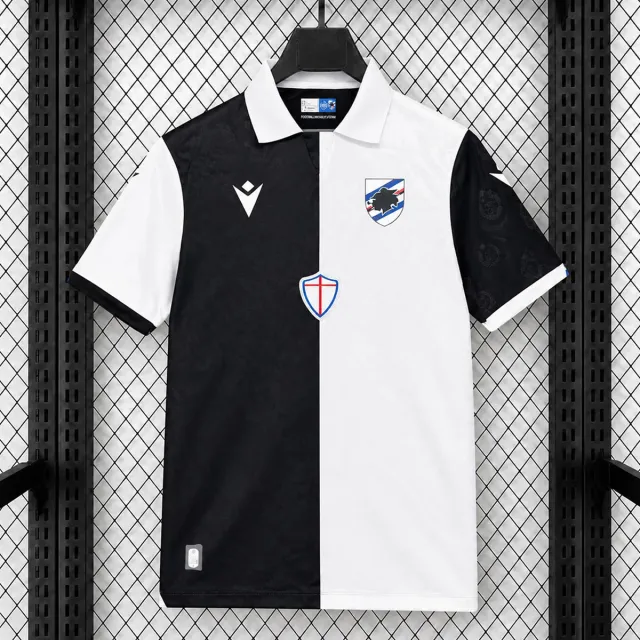 Tifoso Store Sampdoria Terza 2026/27 maglia calcio bianca nera