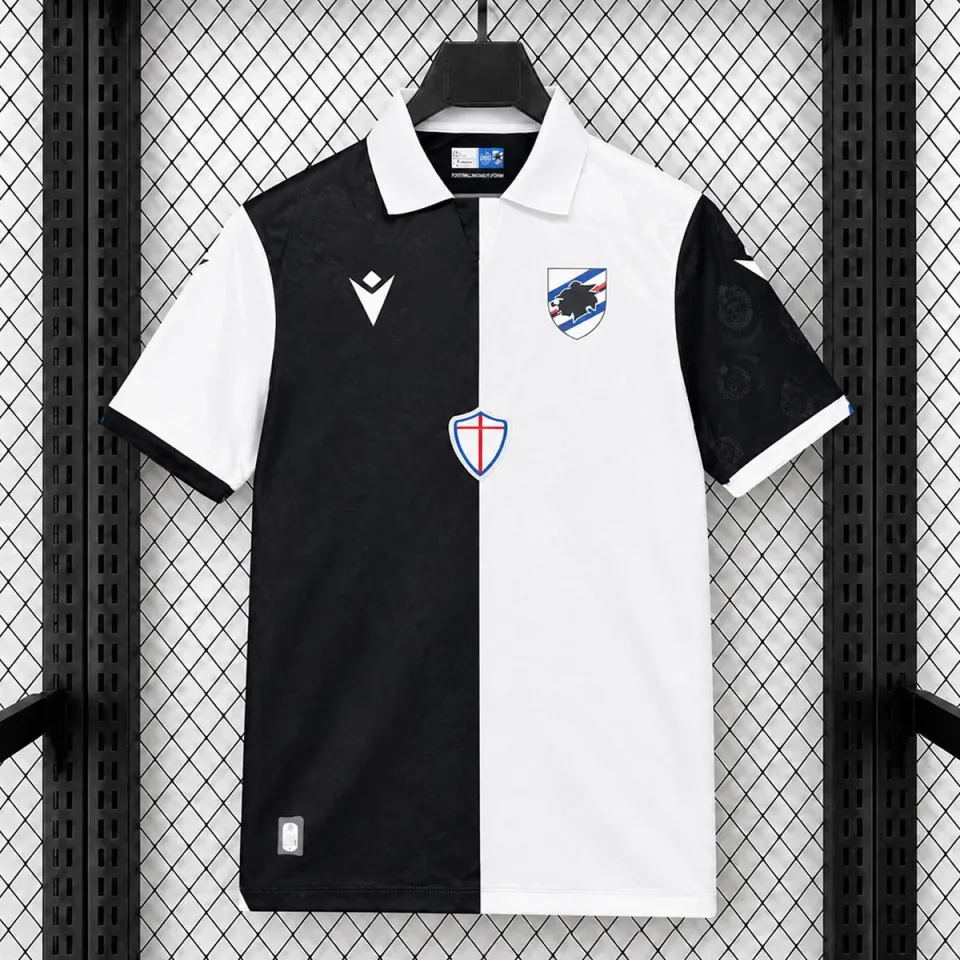 Tifoso Store Sampdoria Terza 2026/27 maglia calcio bianca nera