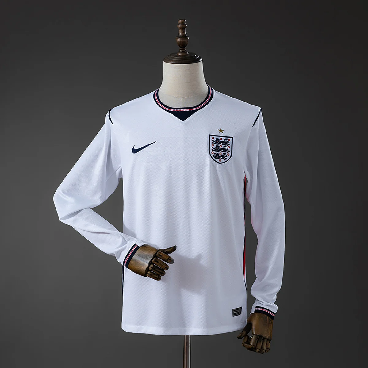Inghilterra Prima Maglia 2026/27 manica lunga maglia calcio bianca