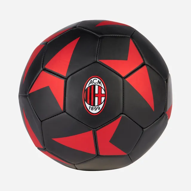 AC Milan Pallone Nero Logo Misura 5 in PVC