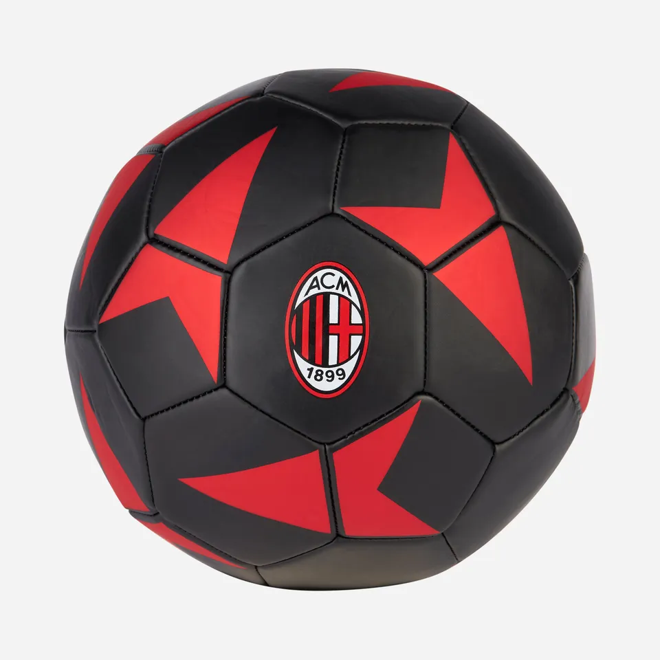 AC Milan Pallone Nero Logo Misura 5 in PVC