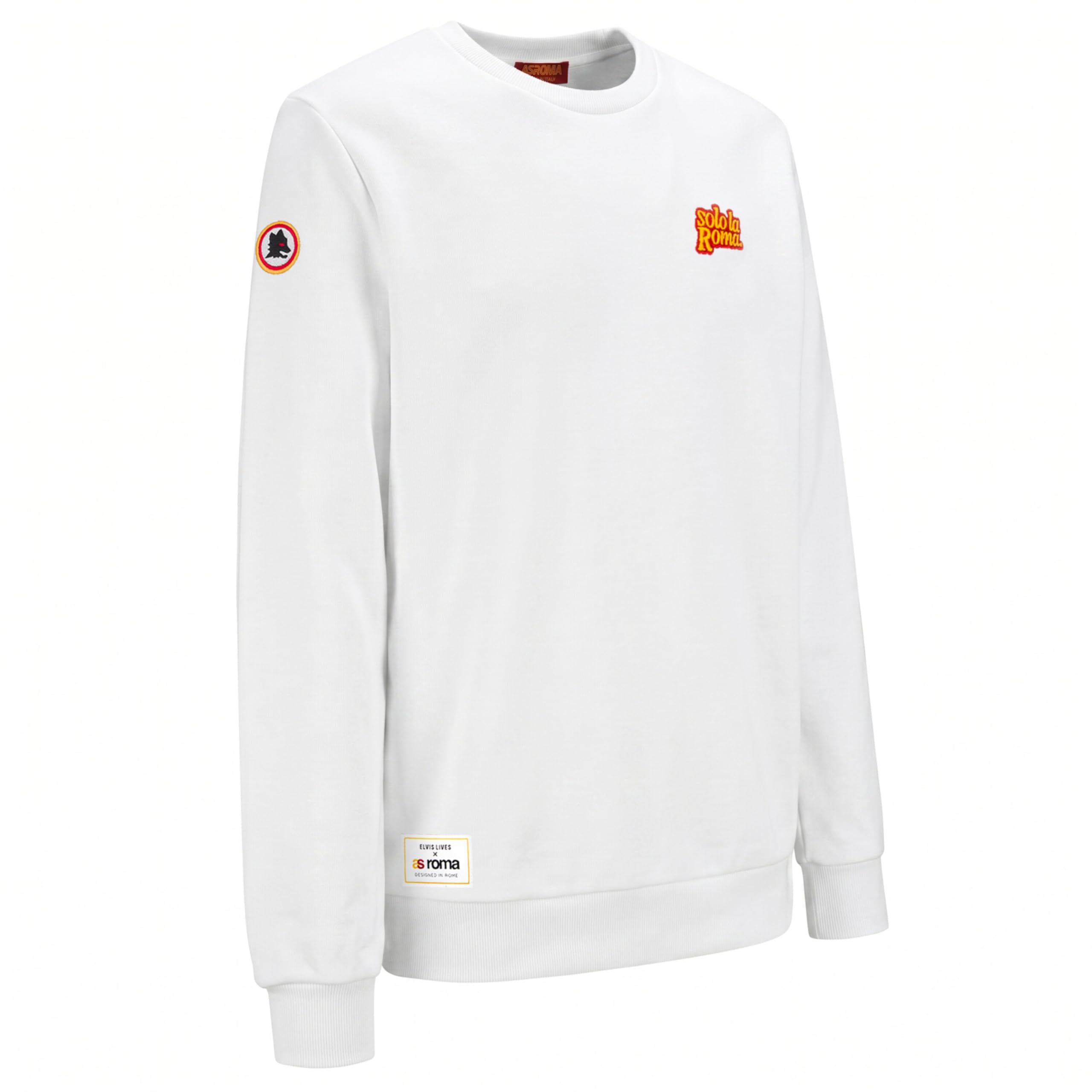 Roma Fanshop Solo la Roma Felpa Unisex Bordeaux Nero