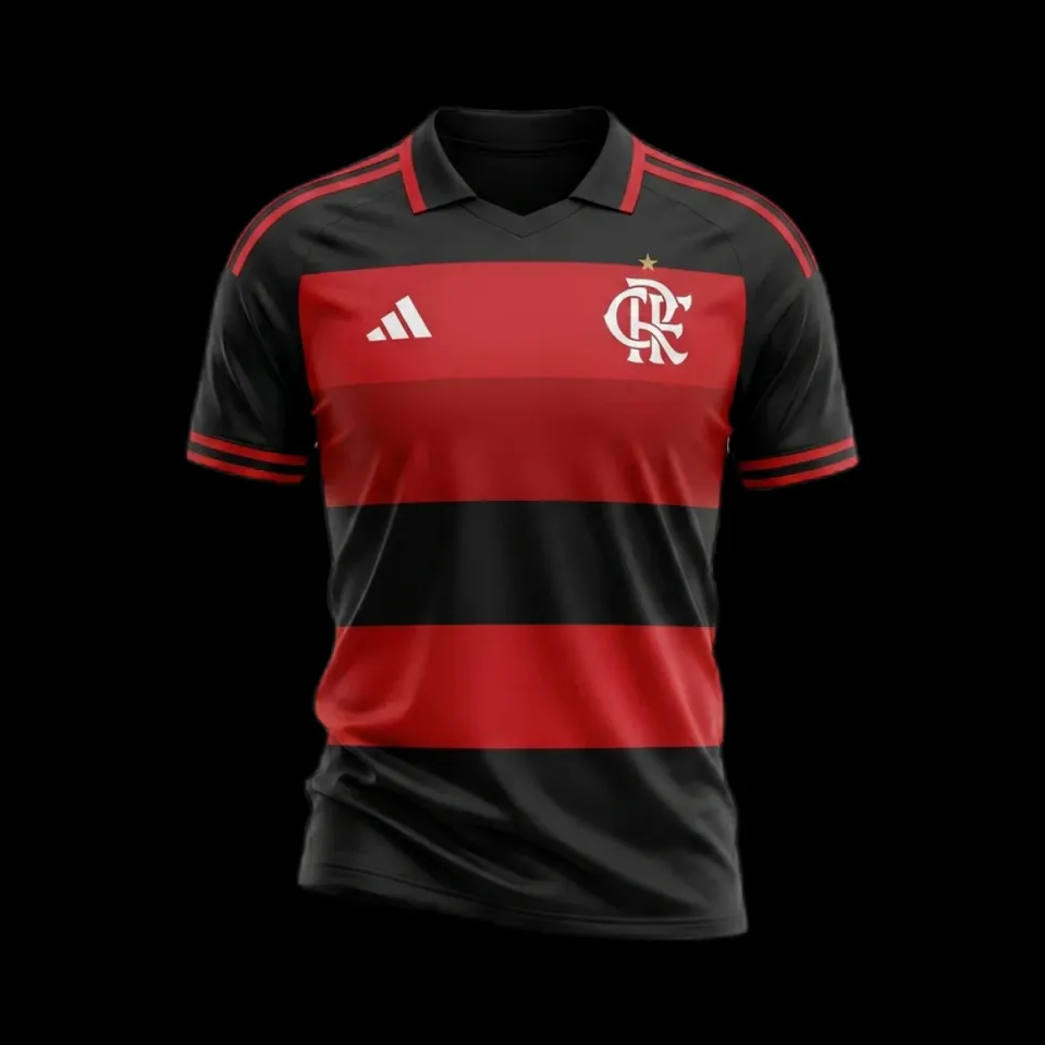 Flamengo 2026/27 maglia calcio donna rossonera