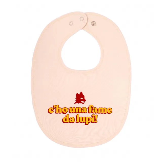 AS Roma Baby bavaglino fame da lupi