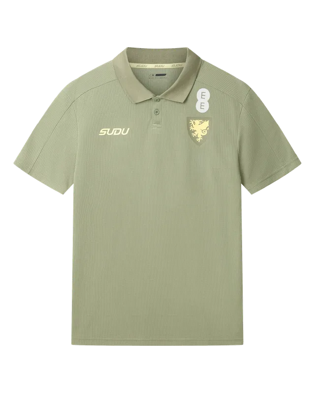 Wales SUDU 2026-27 polo viaggio verde oliva L