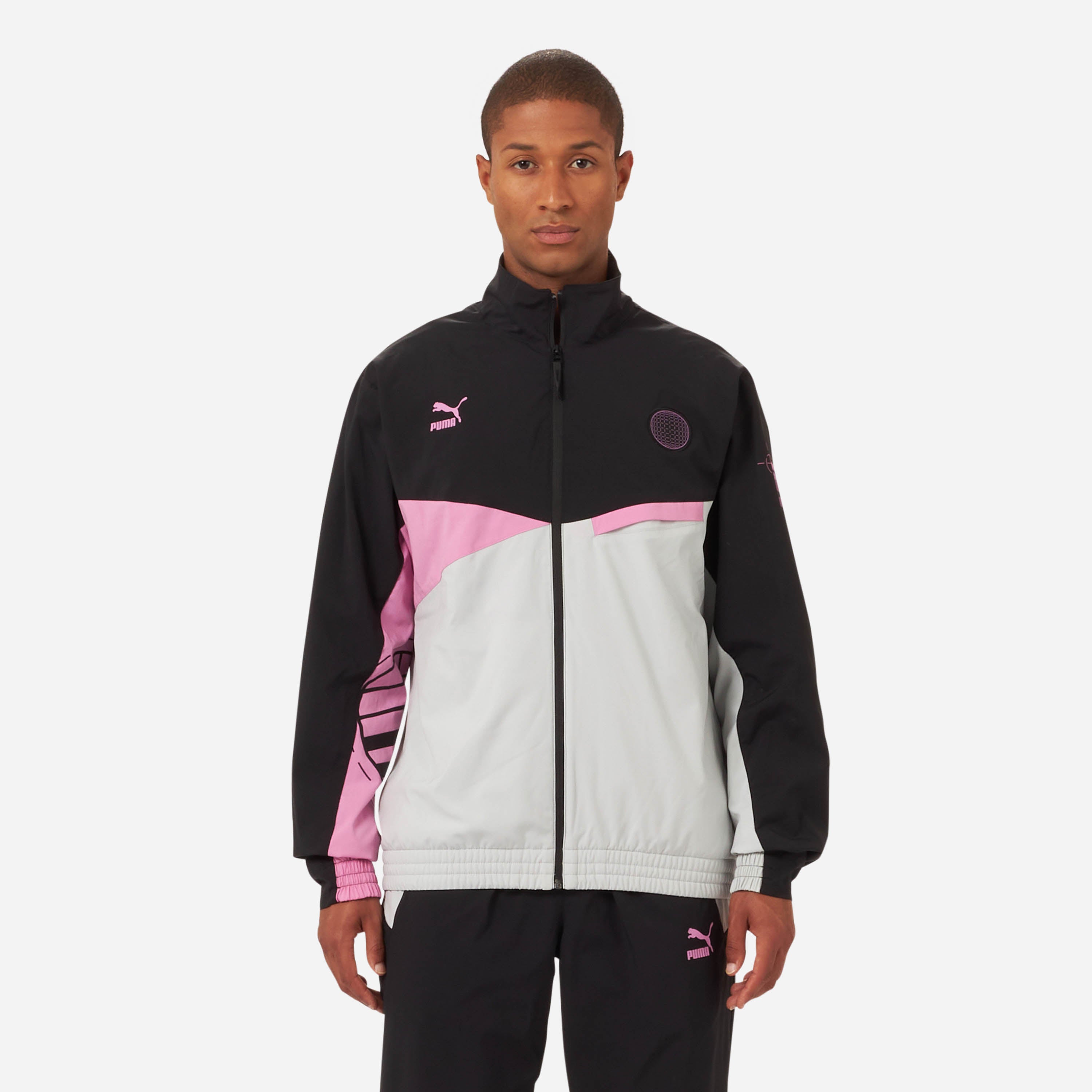 Felpe e Giacche Milan Colour Block giacca con zip uomo