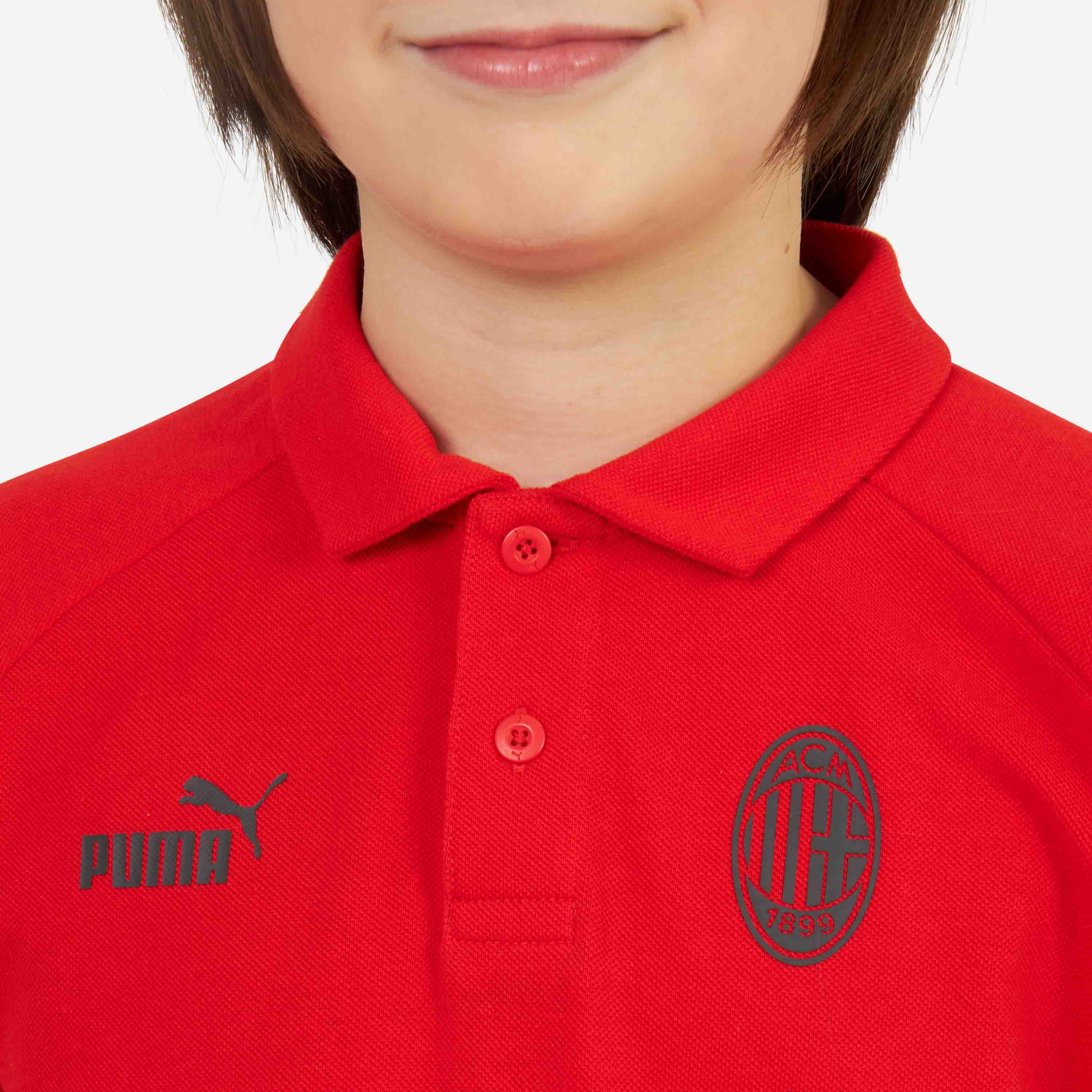 AC Milan Casuals polo bimbo cotone taglie 6-14 anni