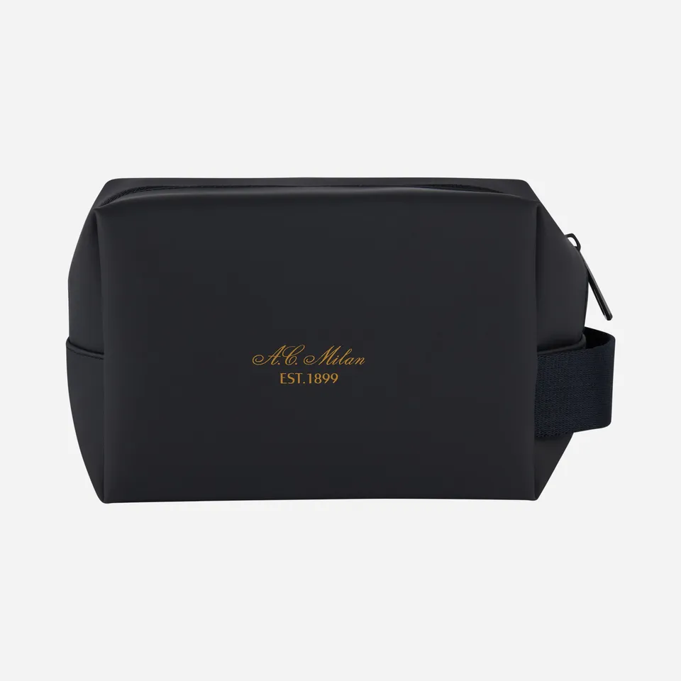 AC Milan beauty case impermeabile nero 21x13cm