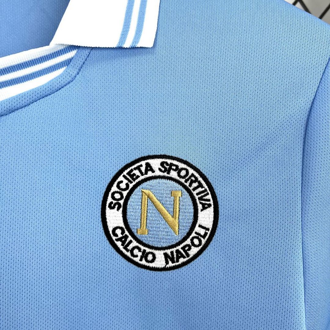 Napoli 1986/87 maglia calcio retro azzurra primo scudetto