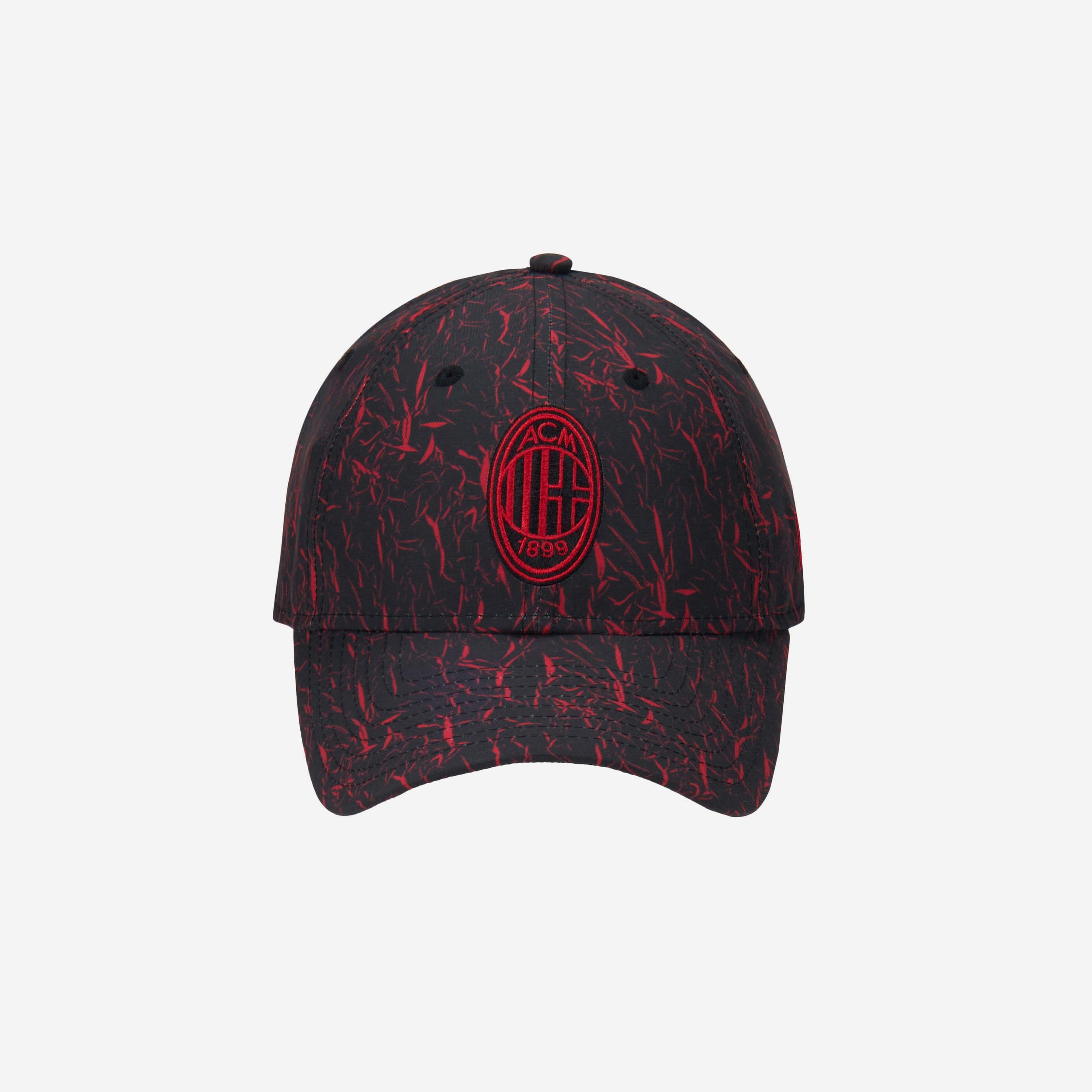 New Era 9FORTY AC Milan Cappello Nero Logo Cotone