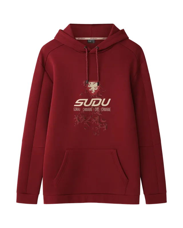 Wales SUDU 2026-28 felpa cappuccio travel bordeaux uomo