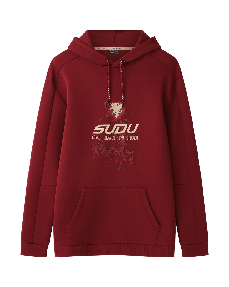 Wales SUDU 2026-28 felpa cappuccio travel bordeaux uomo
