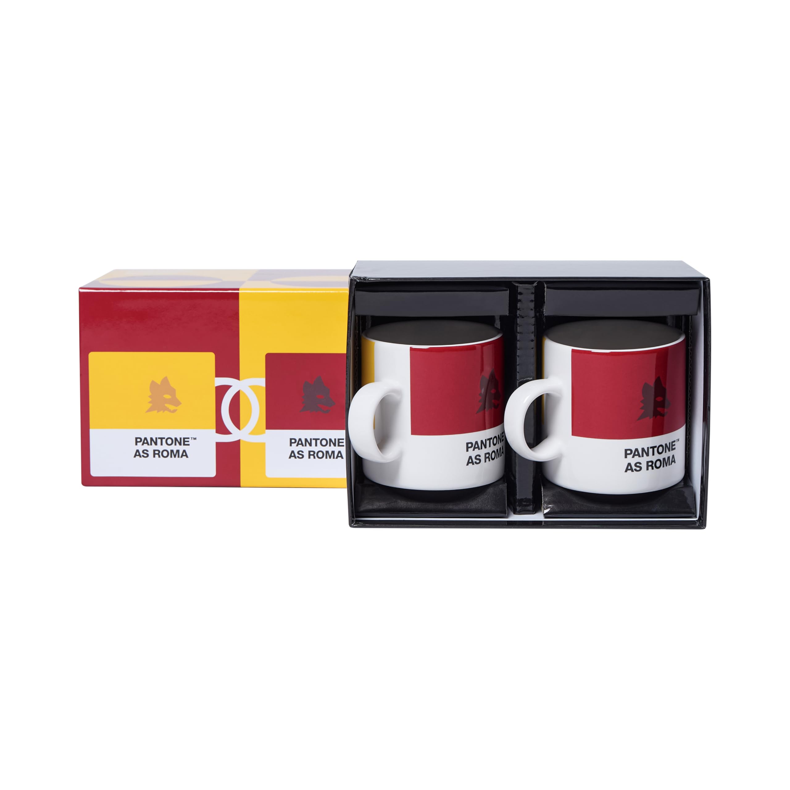 AS Roma Pantone Tazzine Espresso set 2 pezzi