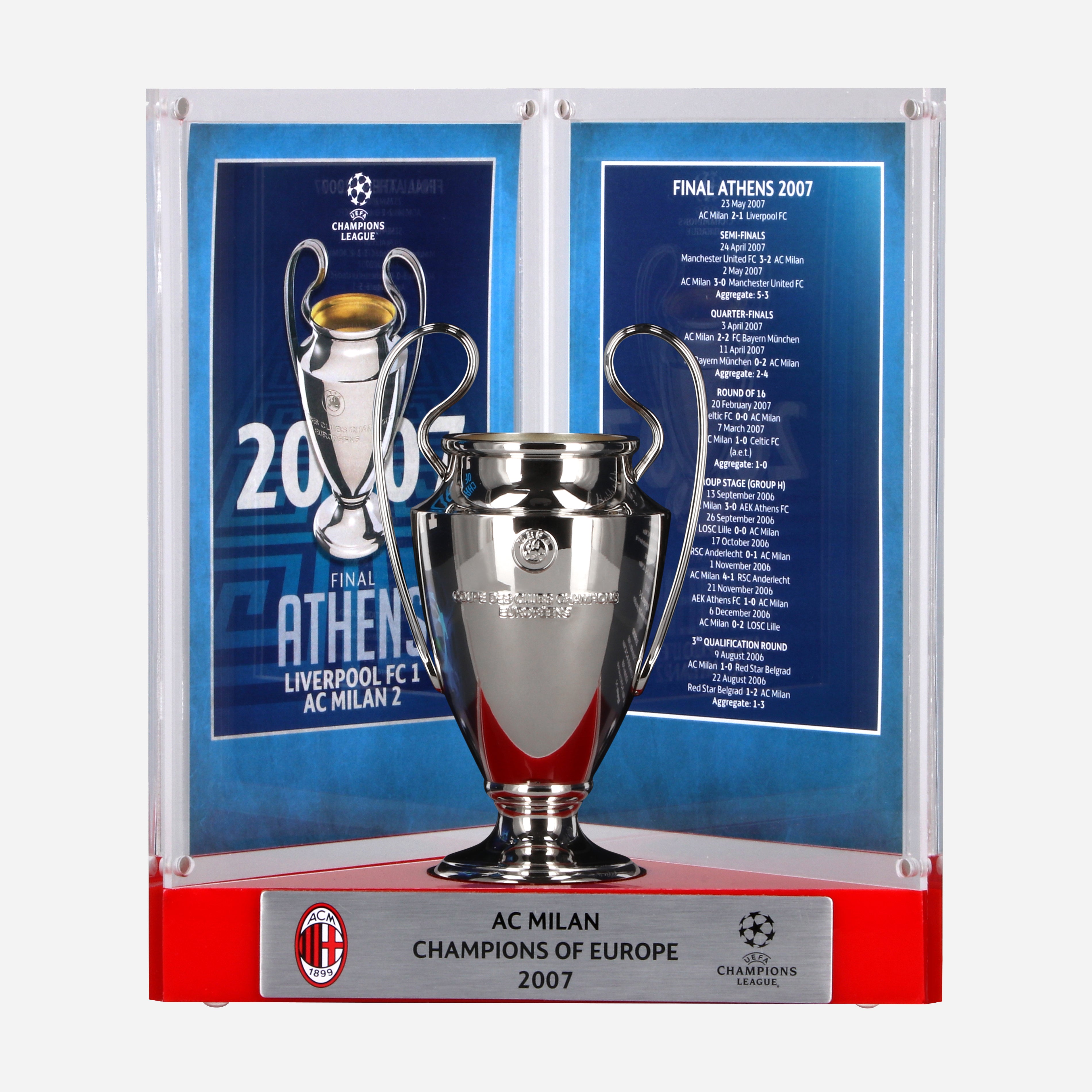 AC Milan Le Livre Ouvert Locandina 150 mm 2007