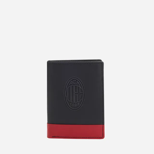 AC Milan portafoglio pelle nero logo taglia unica regalo