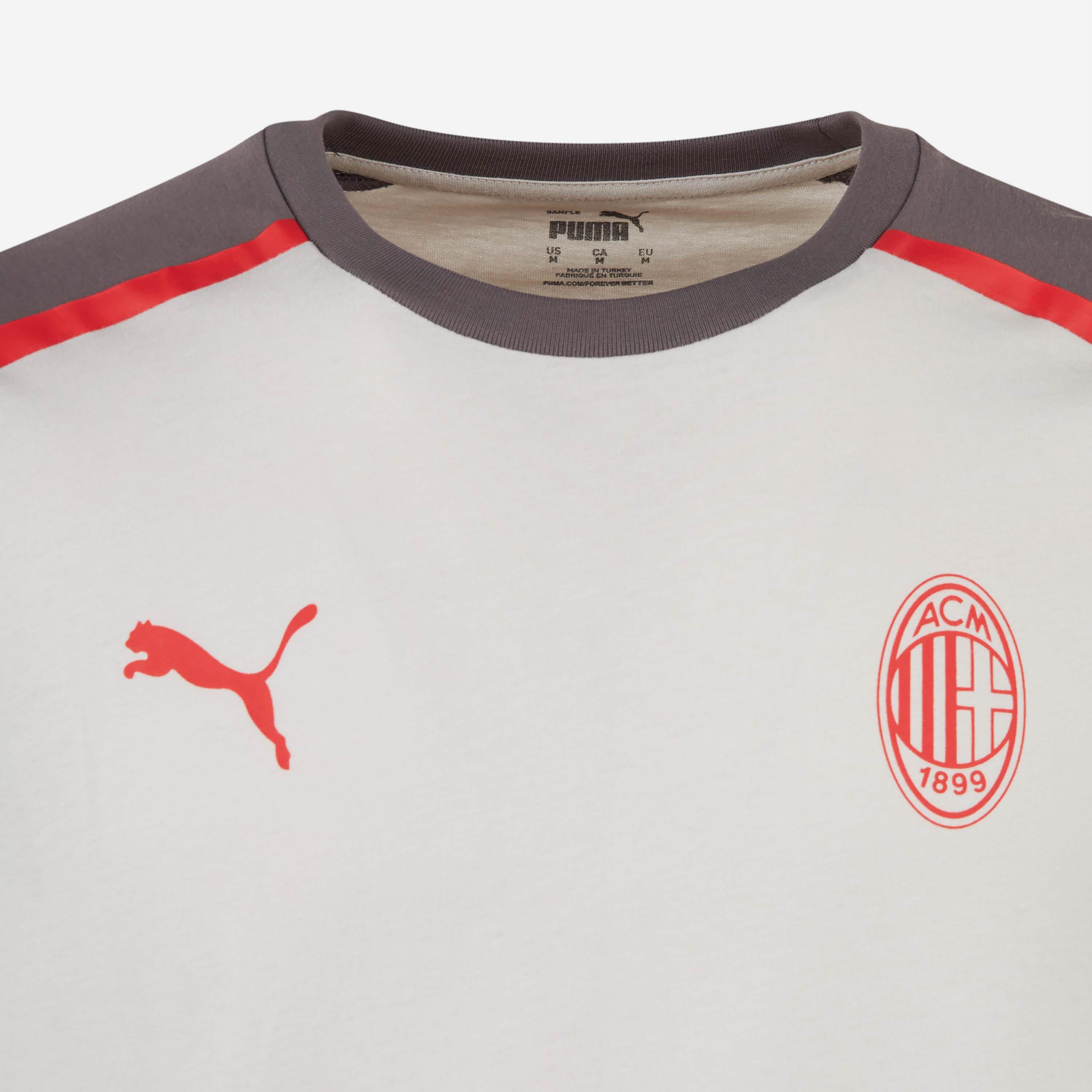 AC Milan Casuals 2023/24 T-Shirt Uomo Cotone Nera