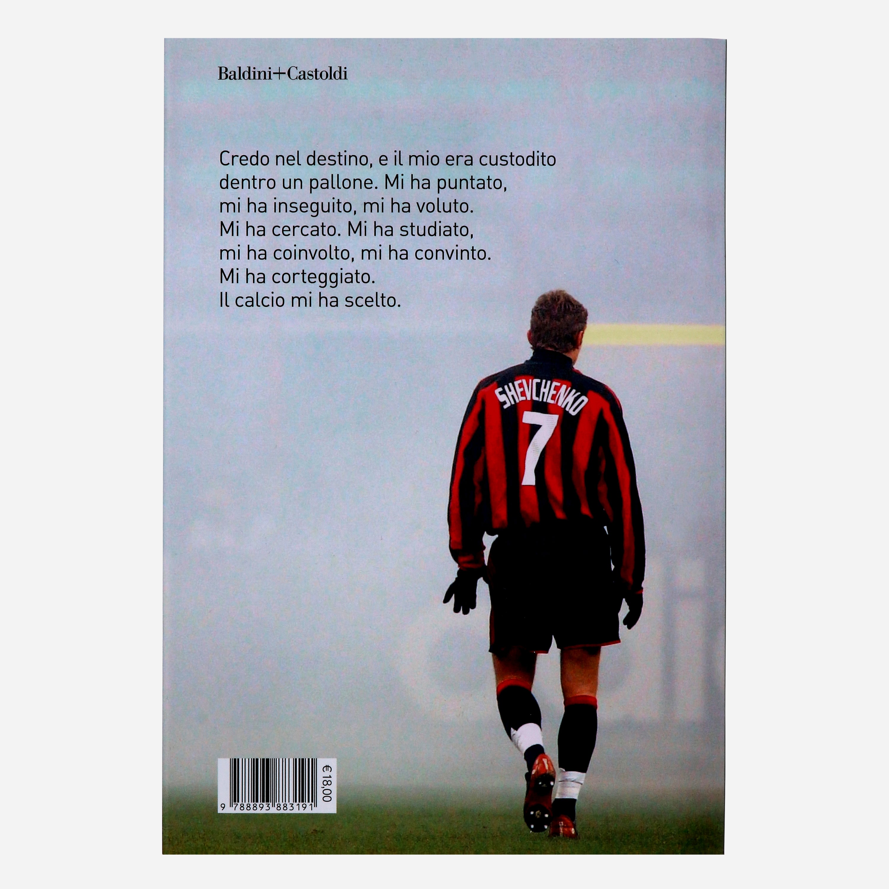 AC Milan Forza Gentile Libro Shevchenko Italiano 304 Pagine