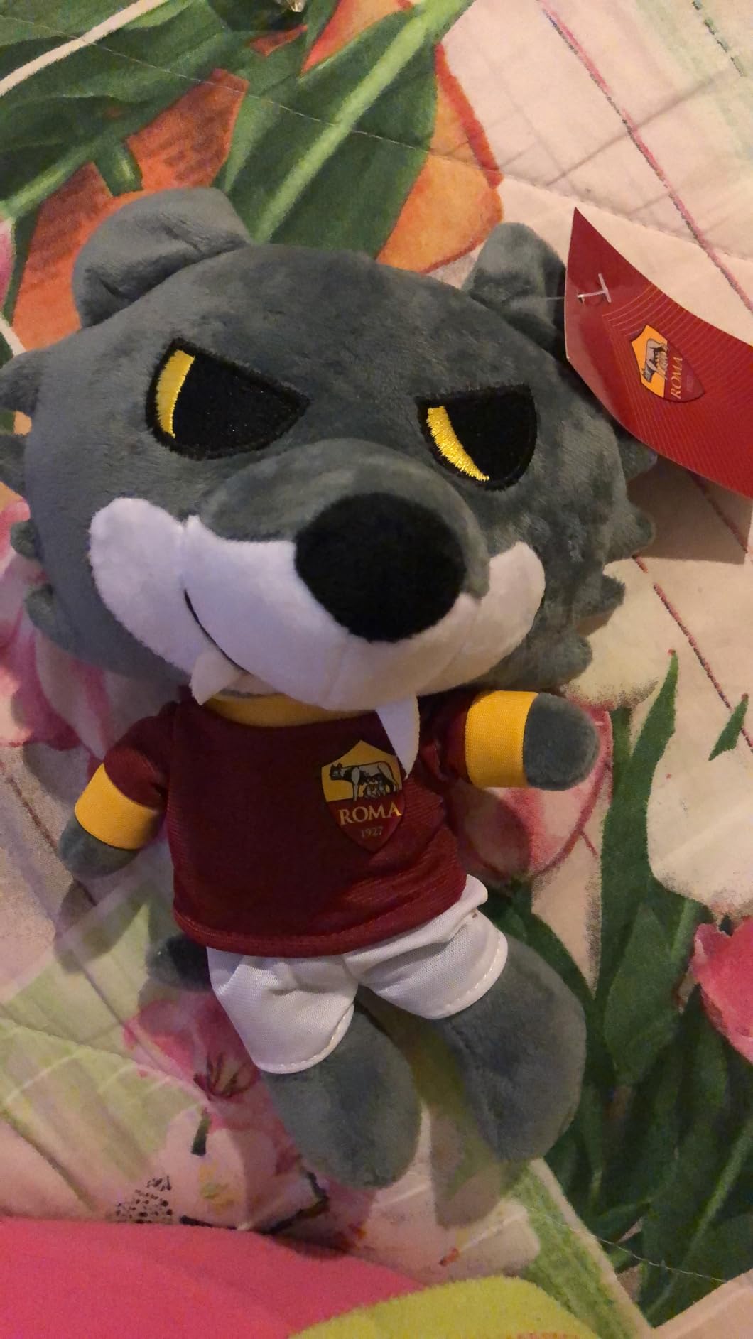 Roma Fanshop Teddy Portachiavi peluche orsetto ufficiale