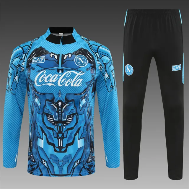 Tifoso Store Tuta Napoli Mimetica Azzurra 2025/26 mezza zip