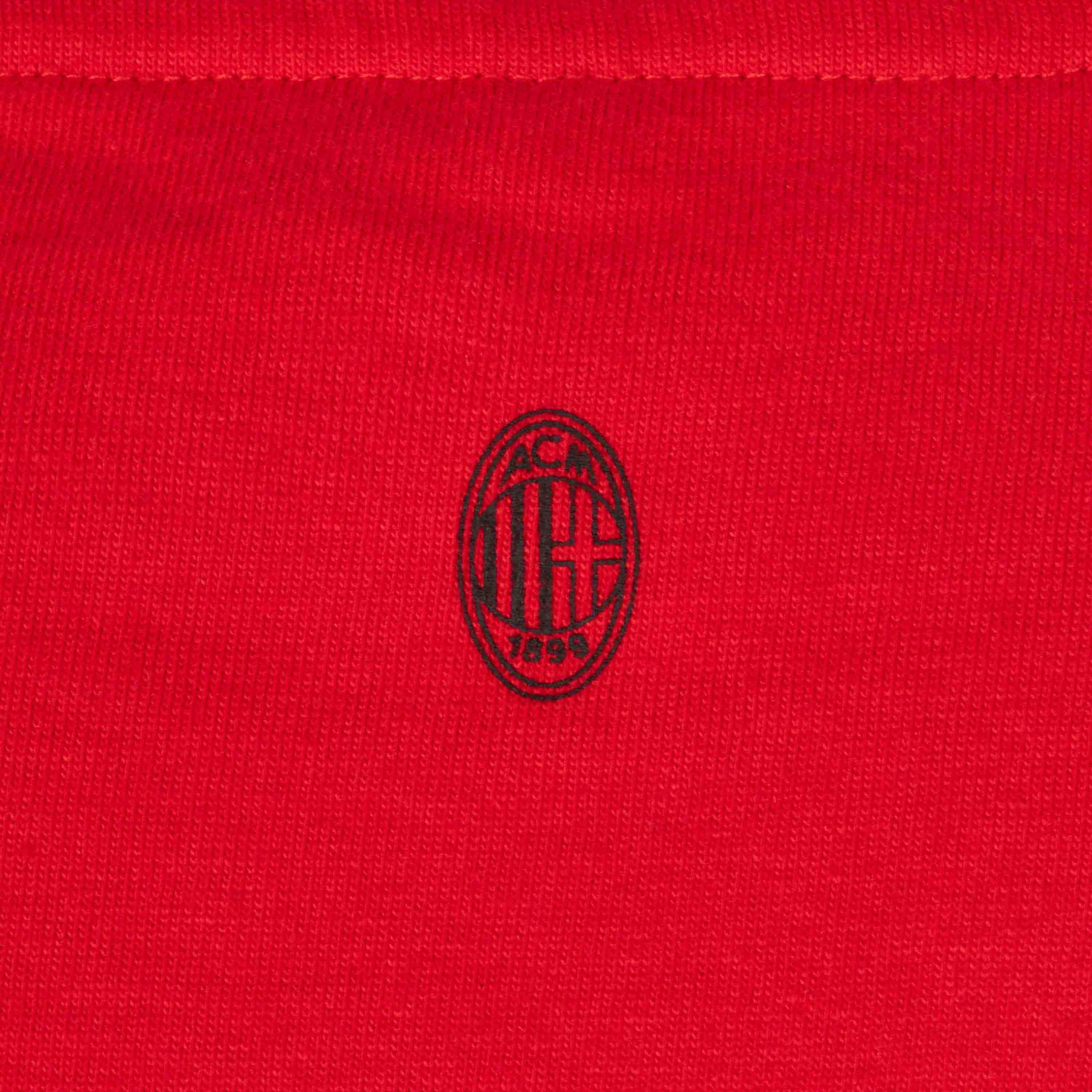 AC Milan Devil maglietta rossa uomo in cotone taglia M