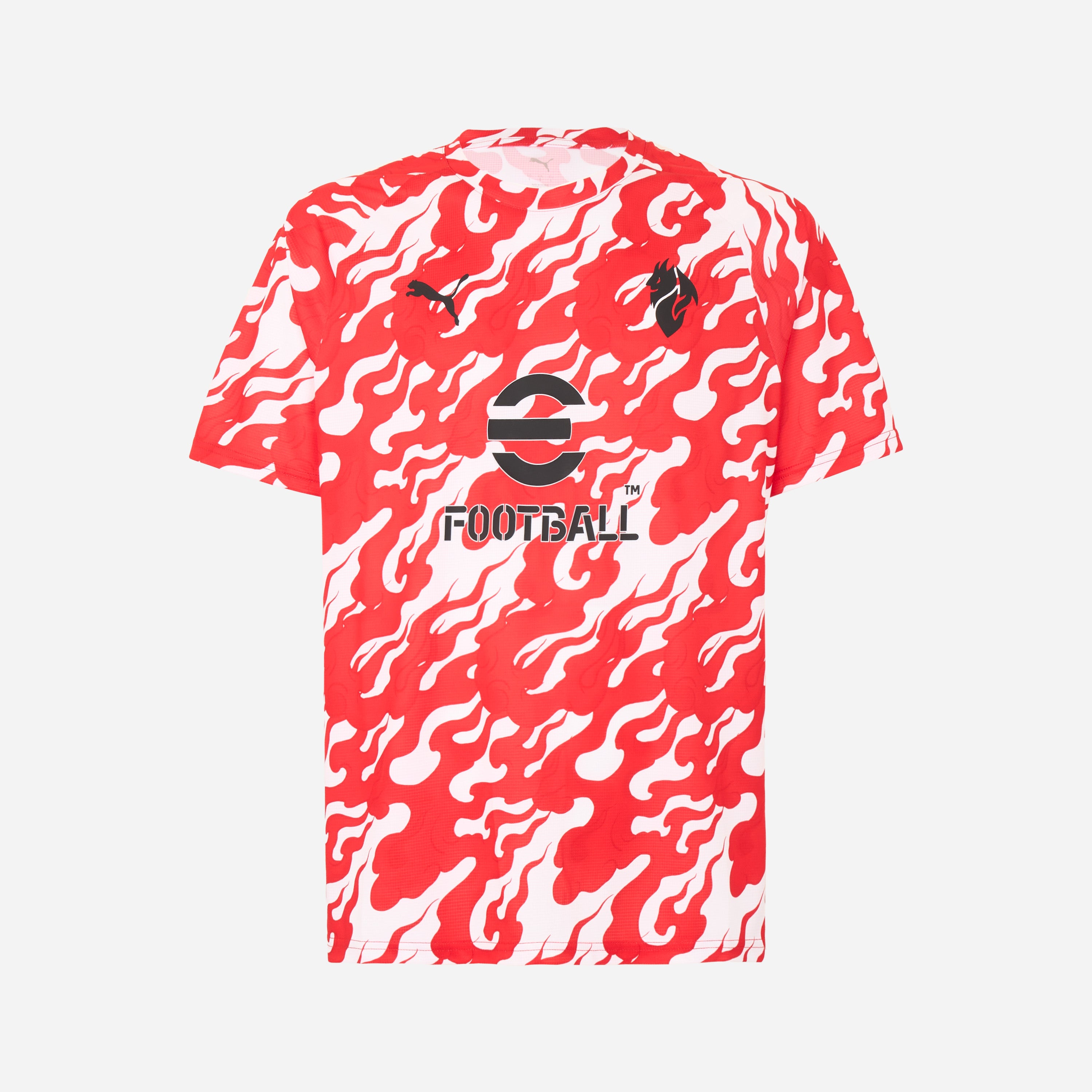 AC Milan Allenamento Prematch 2025/26 maglia rosso bianco traspirante