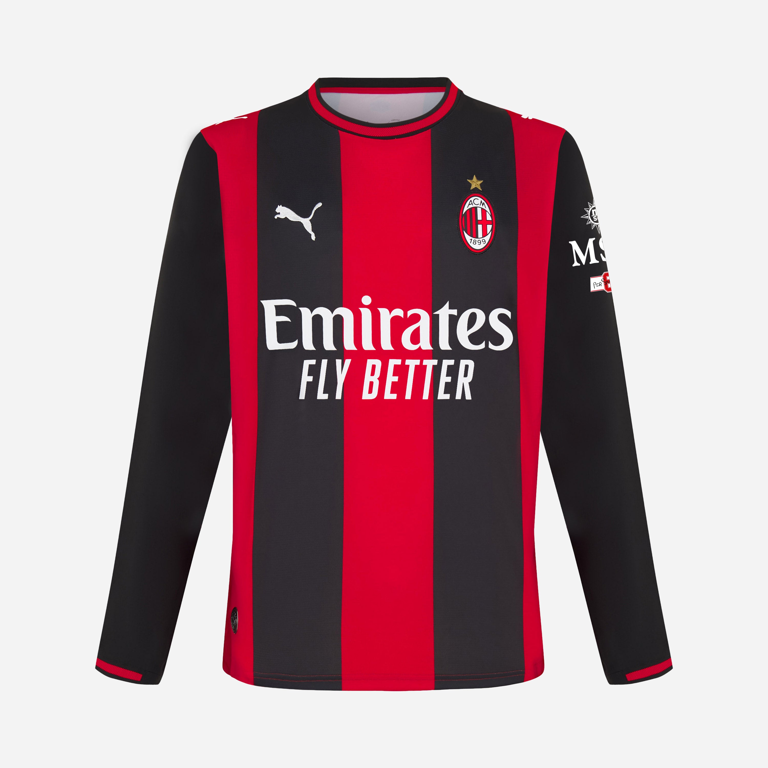 AC Milan 2026/27 Maglia Home Authentic Manica Lunga Uomo
