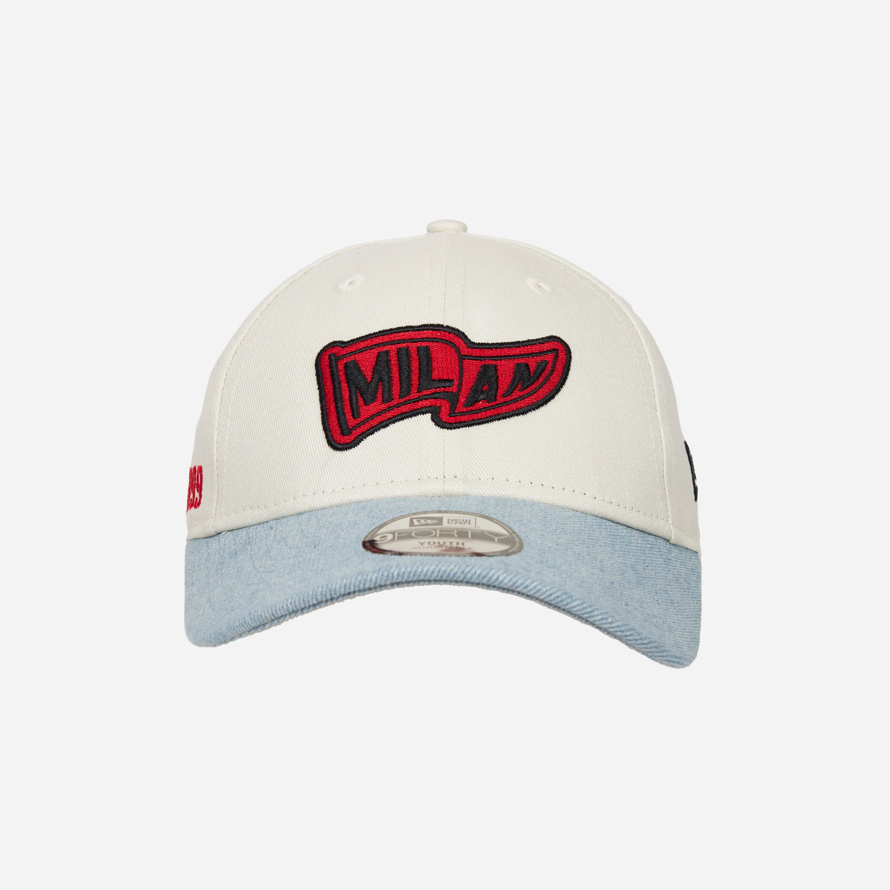 AC Milan New Era 9Forty cappello bianco bambino