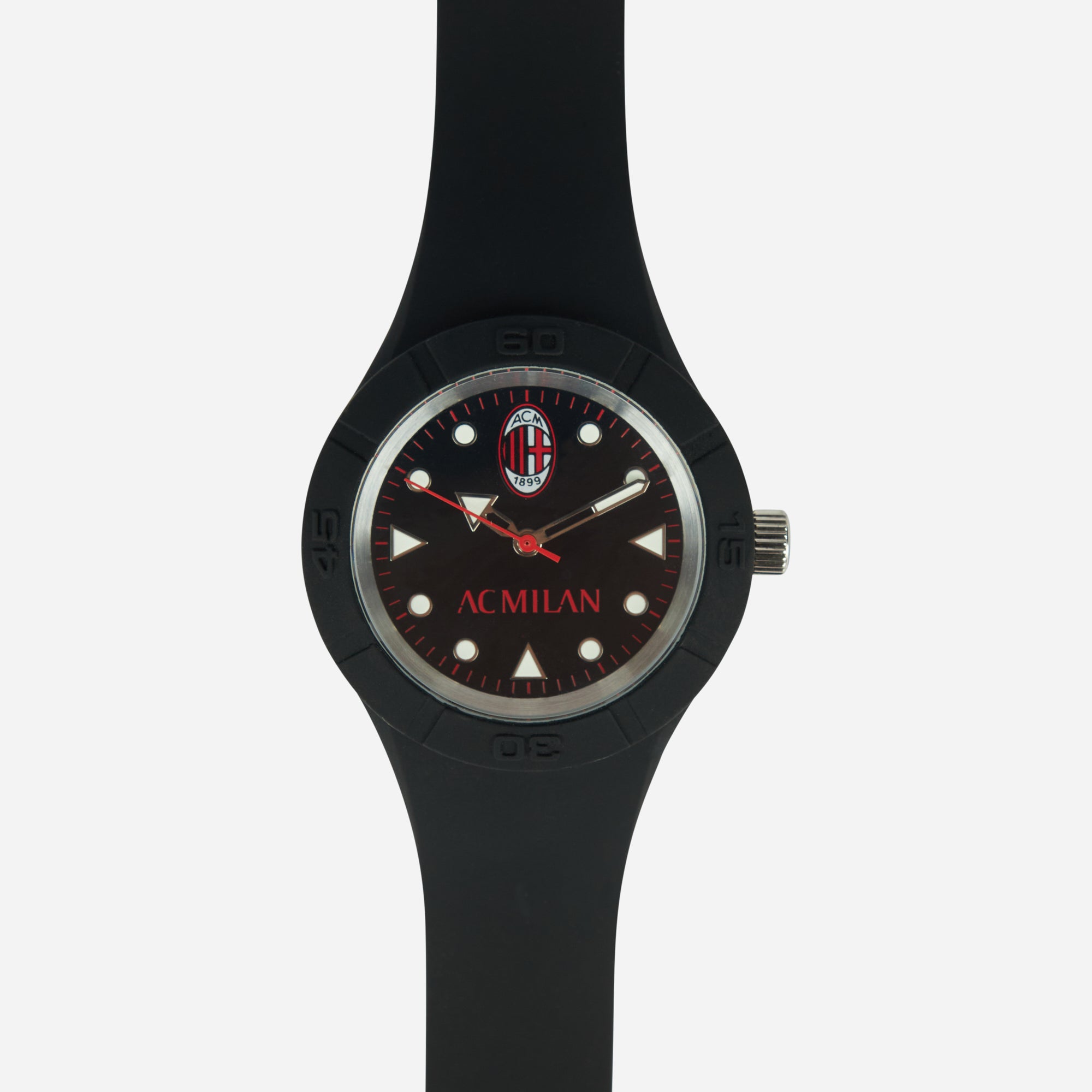 AC Milan Rubber orologio gomma nero unisex