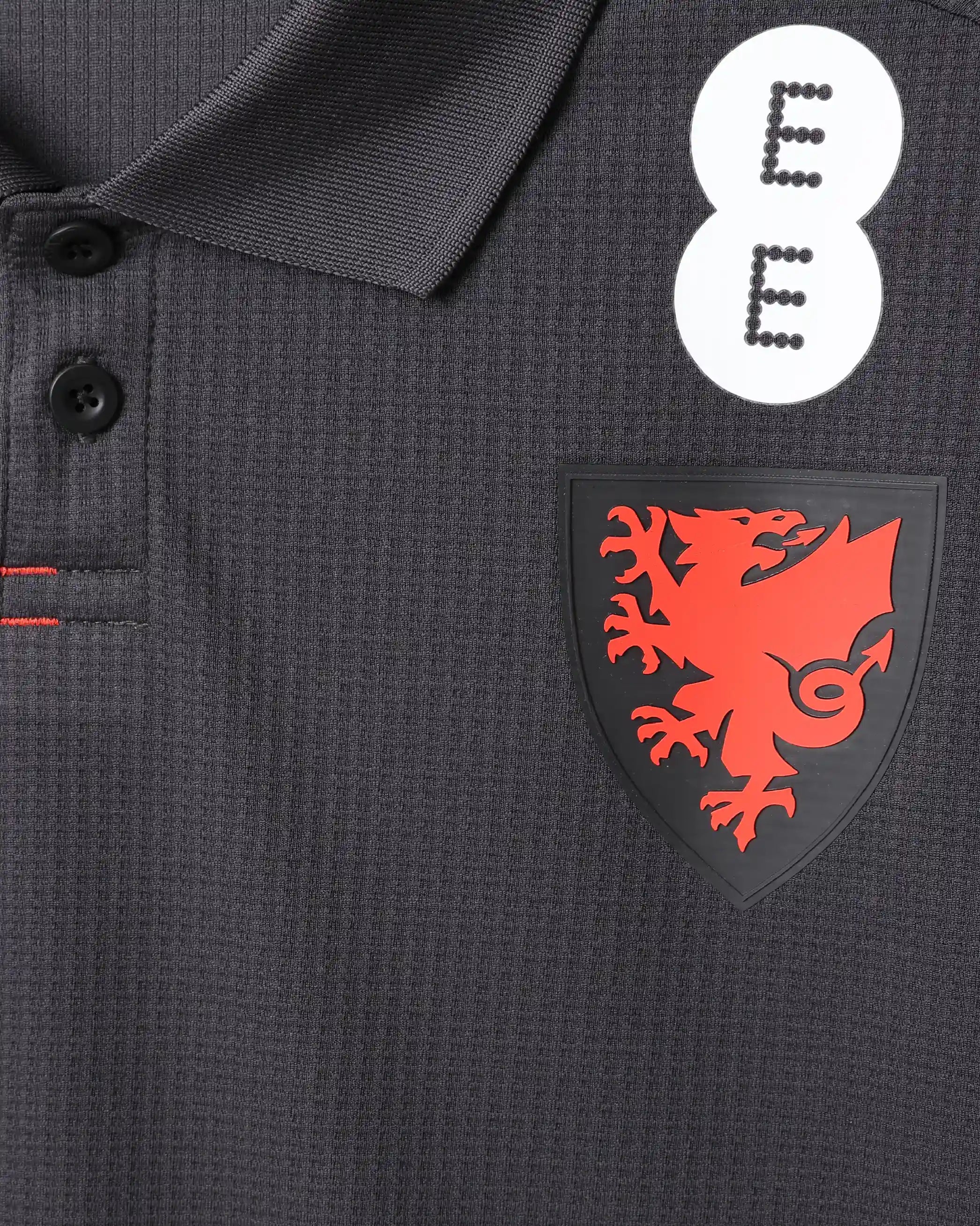 Wales SUDU 2026-28 Staff Travel Polo nera