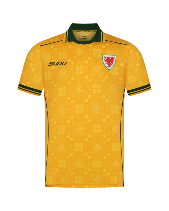 Wales SUDU 2026-27 maglia away junior gialla
