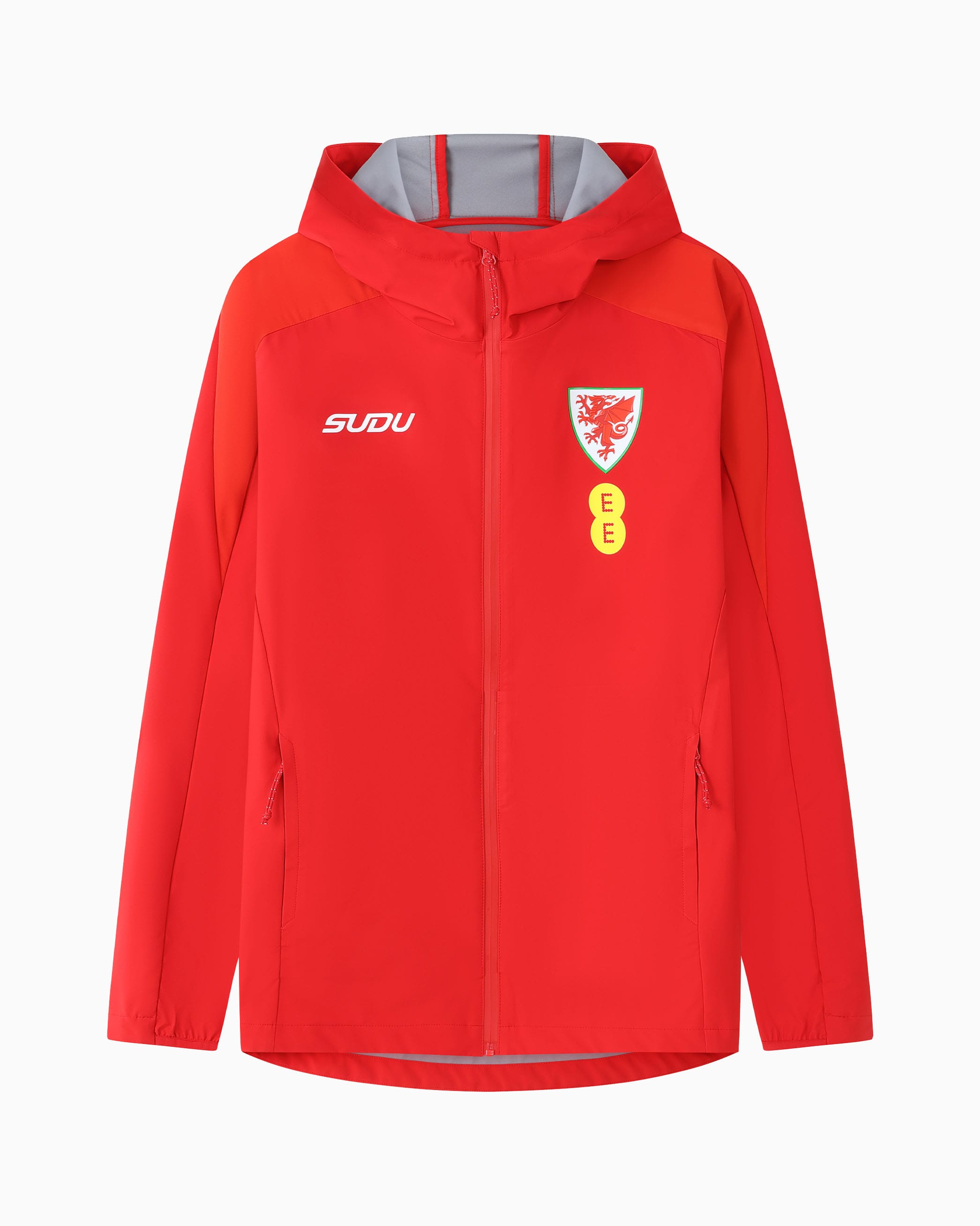 Wales Training SUDU Players giacca leggera rossa