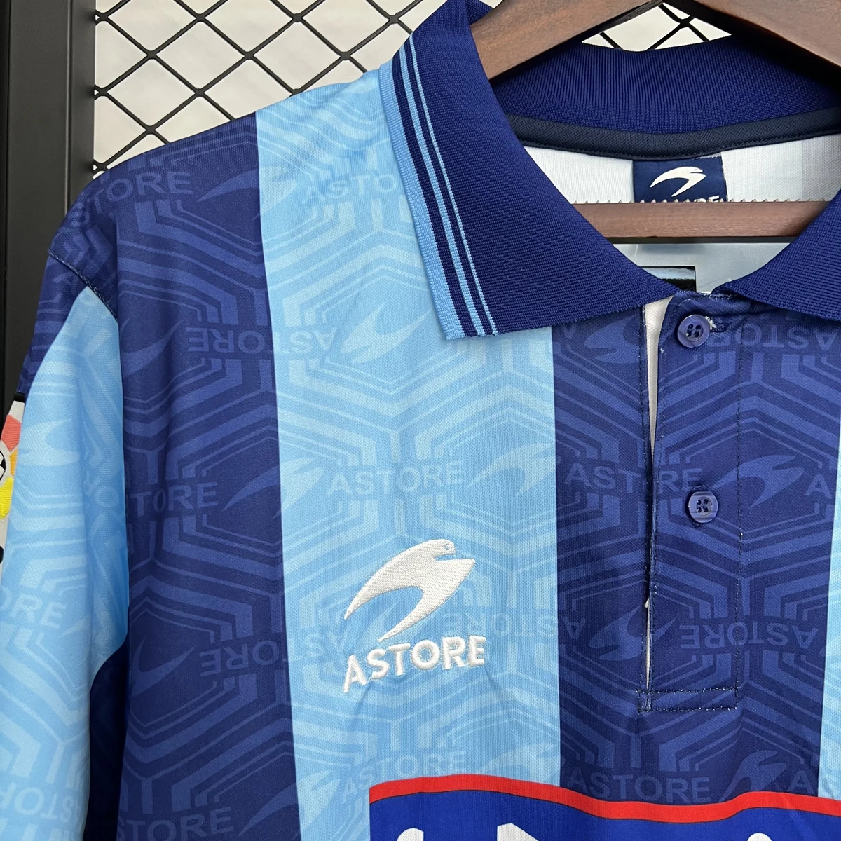 Tifoso Store Maglie da Calcio Terza Maglia Gijón 2002/03 maglia azzurra