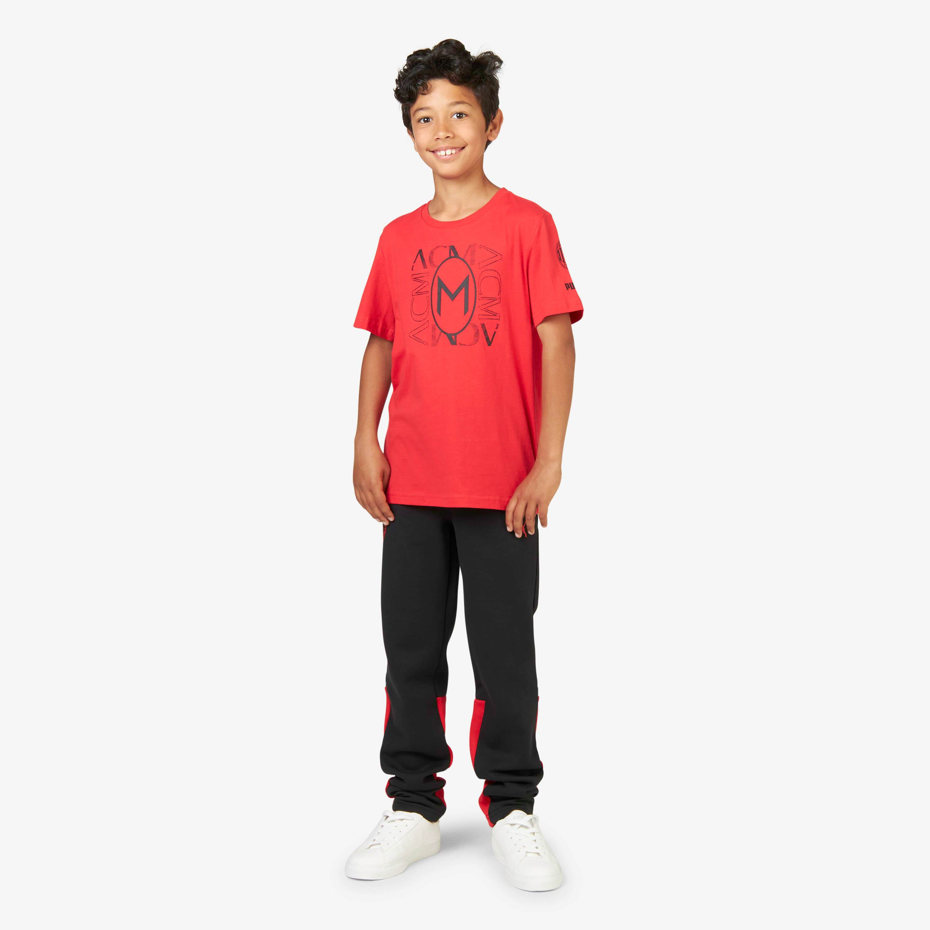 AC Milan Football Core t-shirt bambino 10 anni nera
