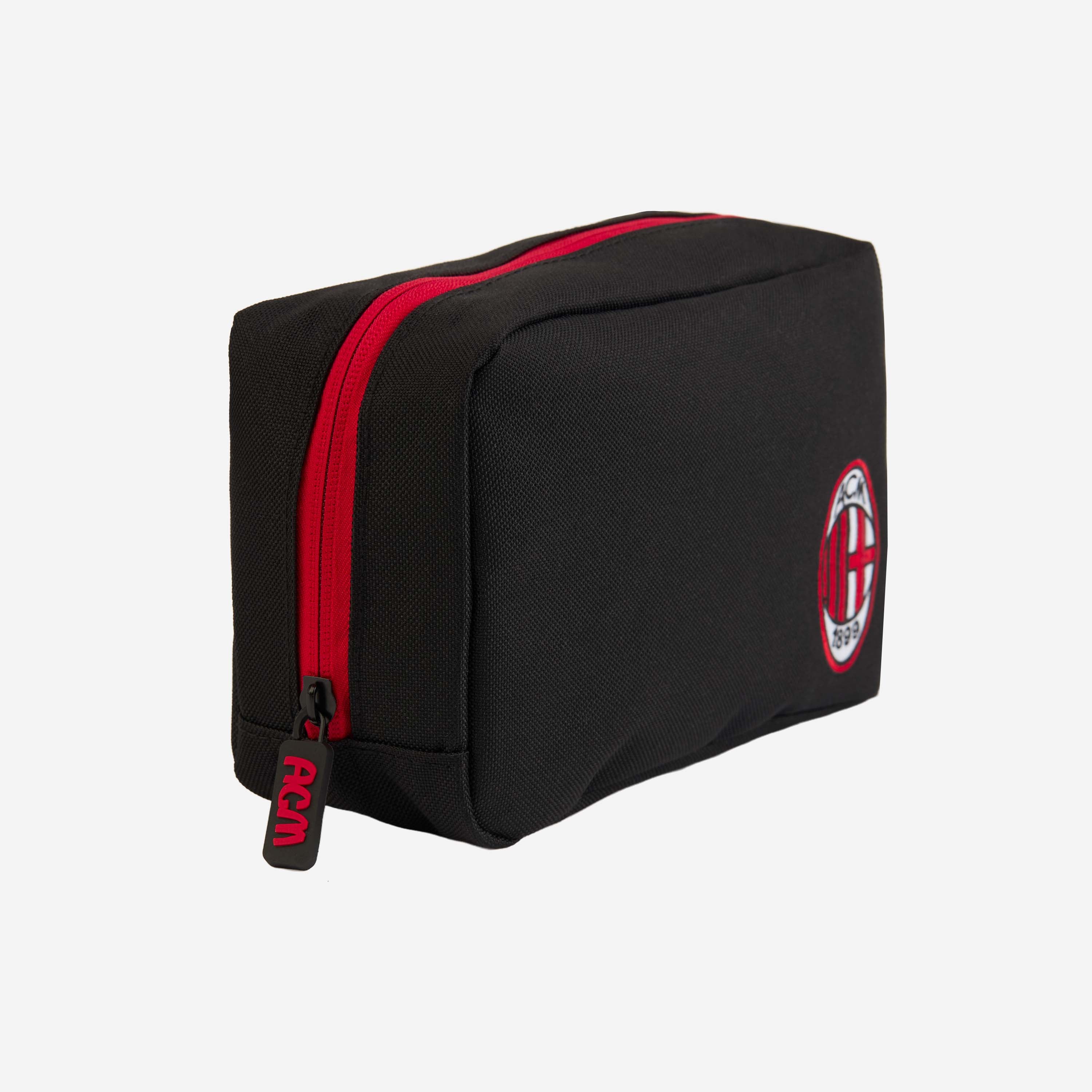AC Milan Borsa e Zaini beauty case nero + set doccia 2x200 ml