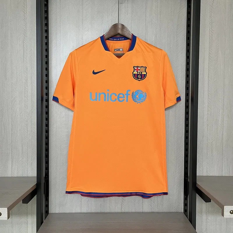Tifoso Store Maglie da Calcio Barcellona 2006/07 maglia arancione retro