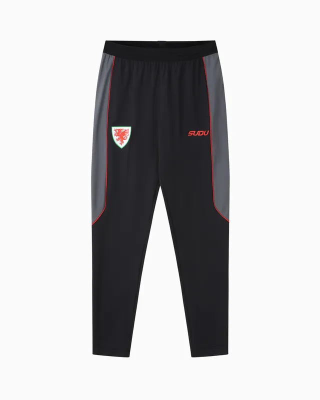 Wales Training pantaloni SUDU 2026-28 Staff neri tapered