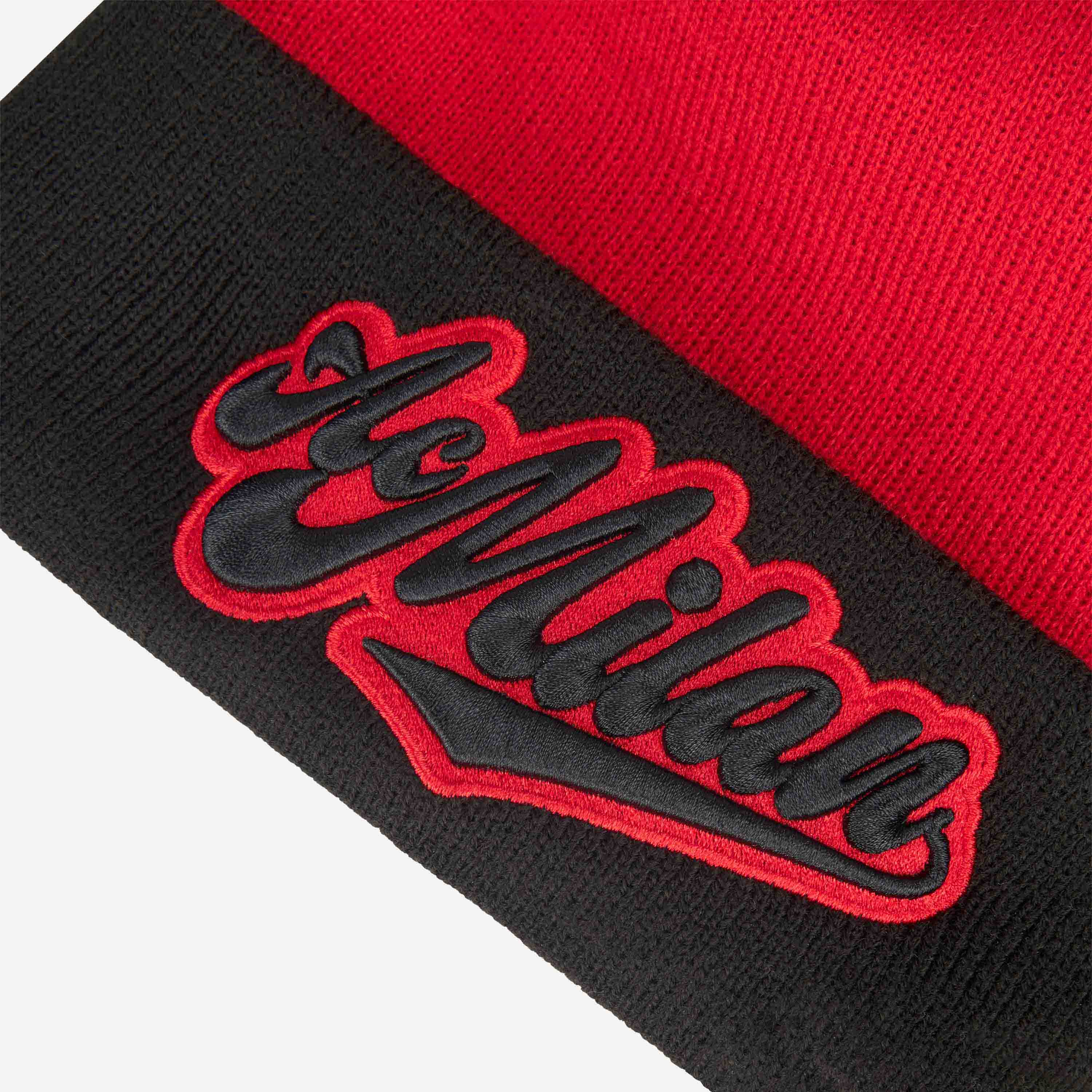 New Era X AC Milan Urban Berretto Unisex Nero Risvoltato