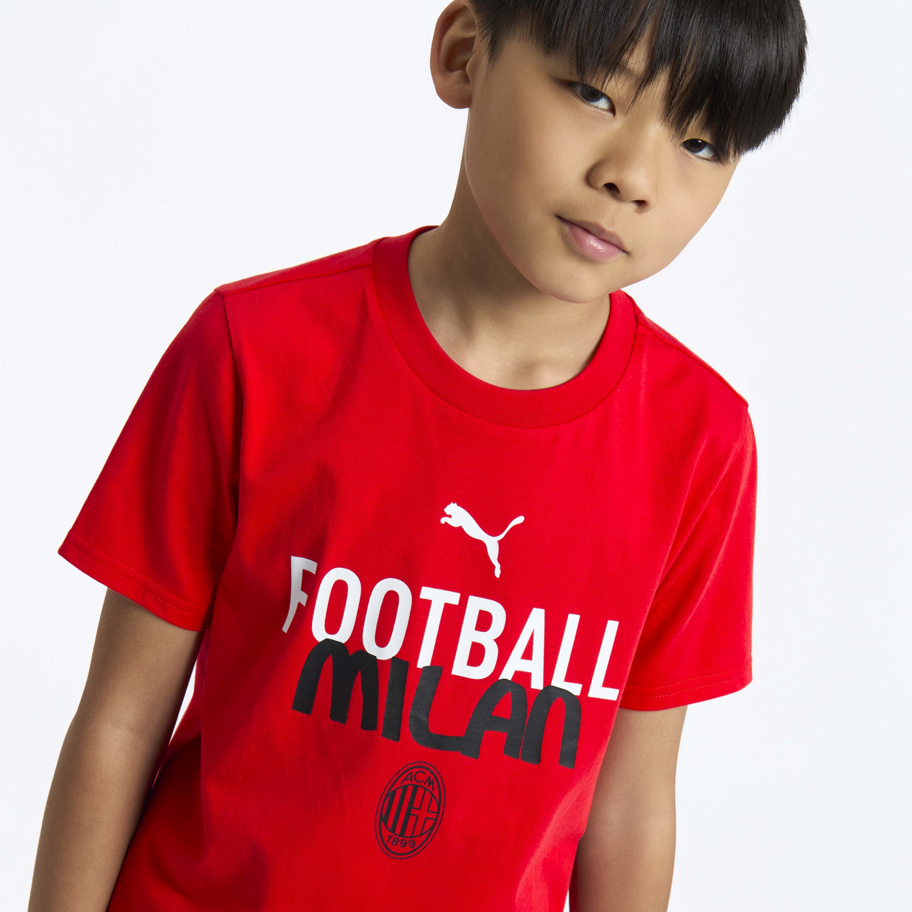 AC Milan Culture maglietta bambino rossa cotone 8 anni