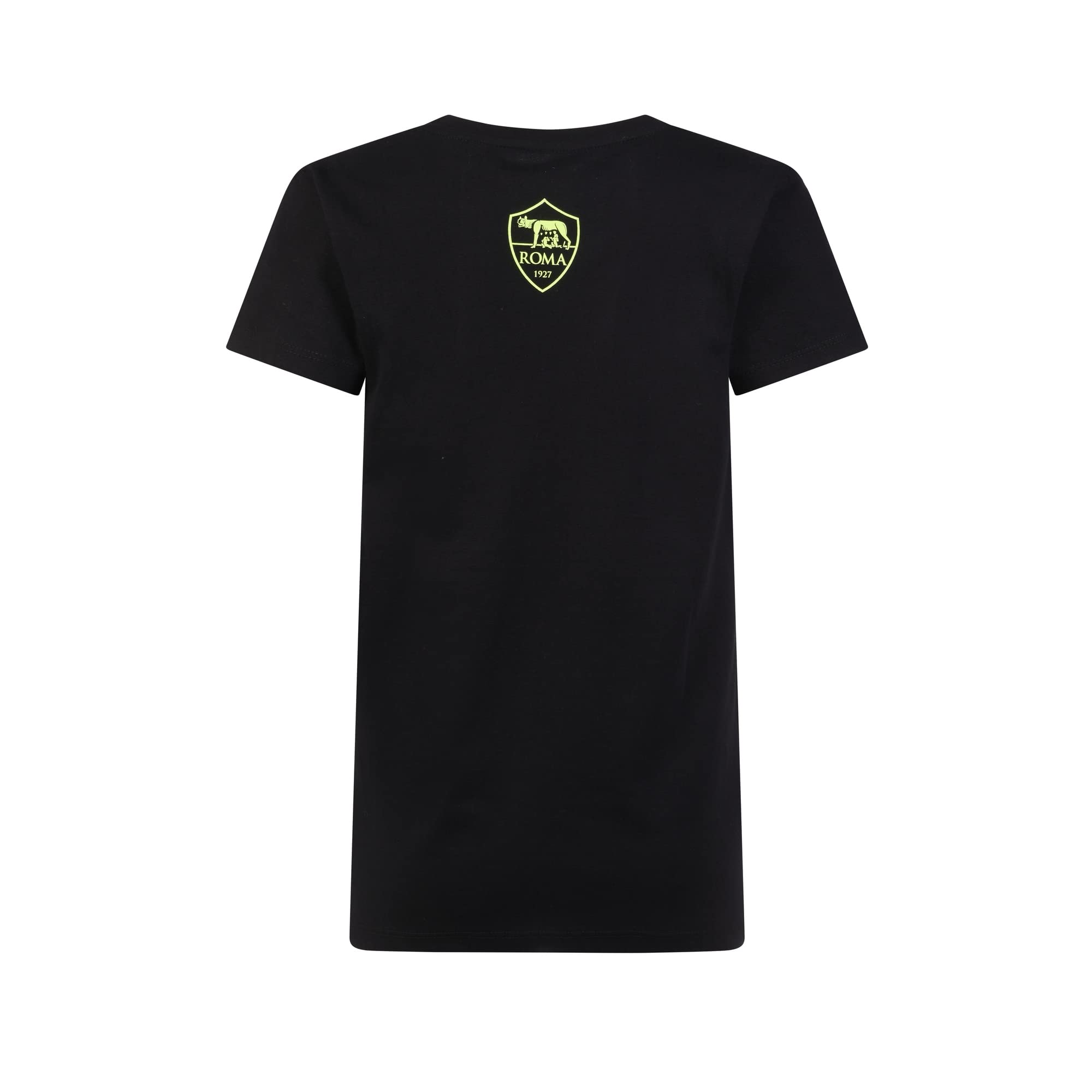 Roma Fanshop Fluo Uomo Gialla t-shirt M nero giallo