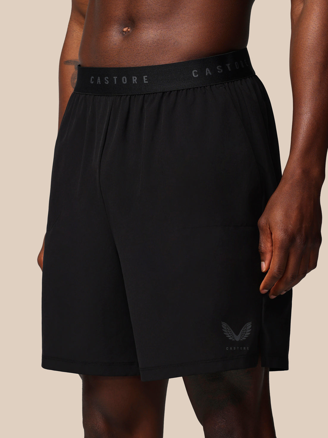 Twente Castore Adapt MLM00053CAS shorts neri allenamento uomo