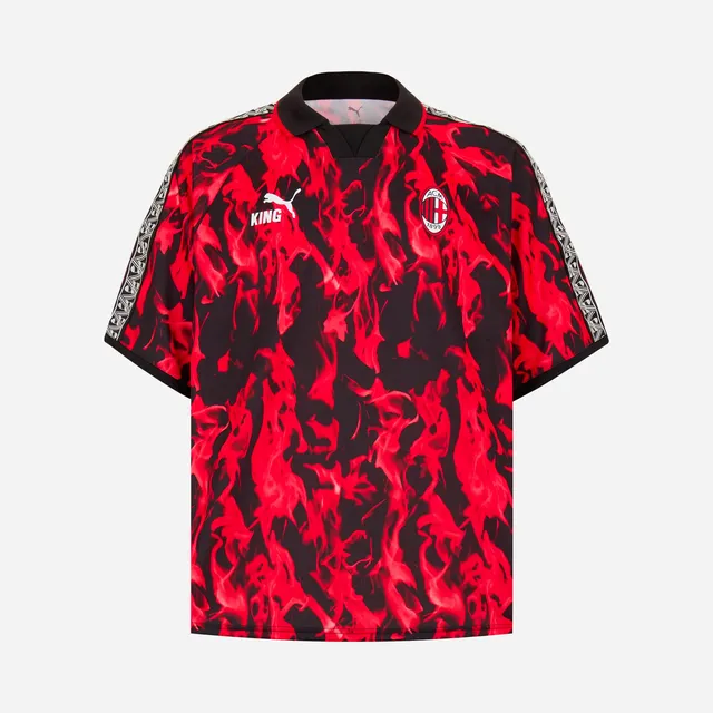 AC Milan King maglia uomo rossonera con collo Puma