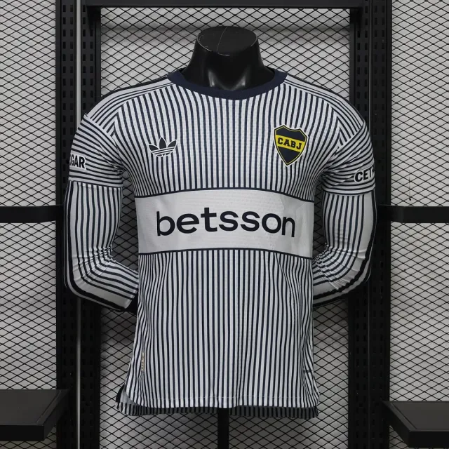 Tifoso Store Seconda Boca Juniors 2026/27 maglia manica lunga bianca nera