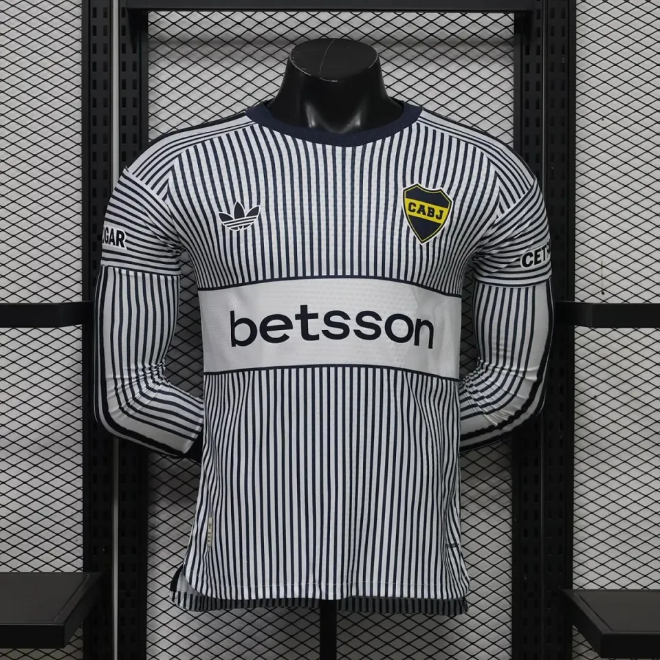 Tifoso Store Seconda Boca Juniors 2026/27 maglia manica lunga bianca nera