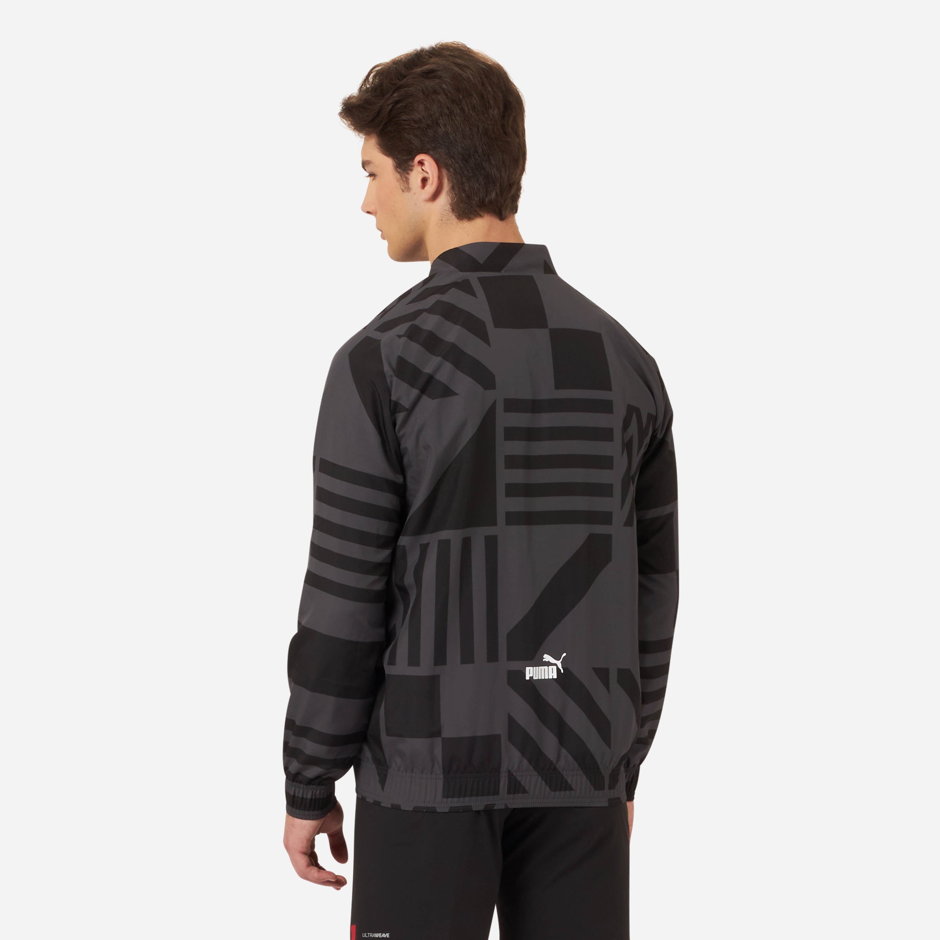 AC Milan Prematch 2022/23 Giacca con zip M geometrico