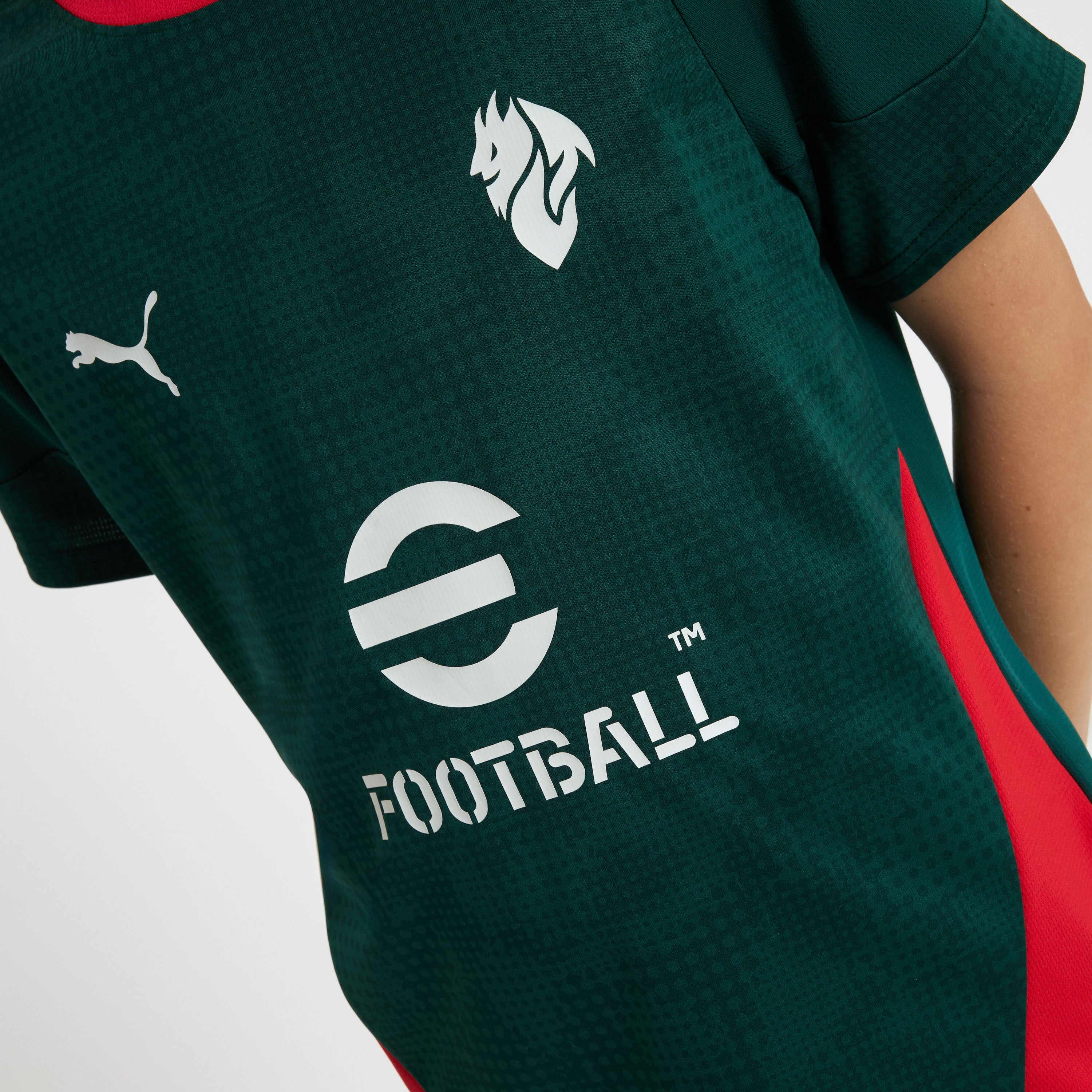 Milan Training 2025/26 maglia verde bambino Drycell
