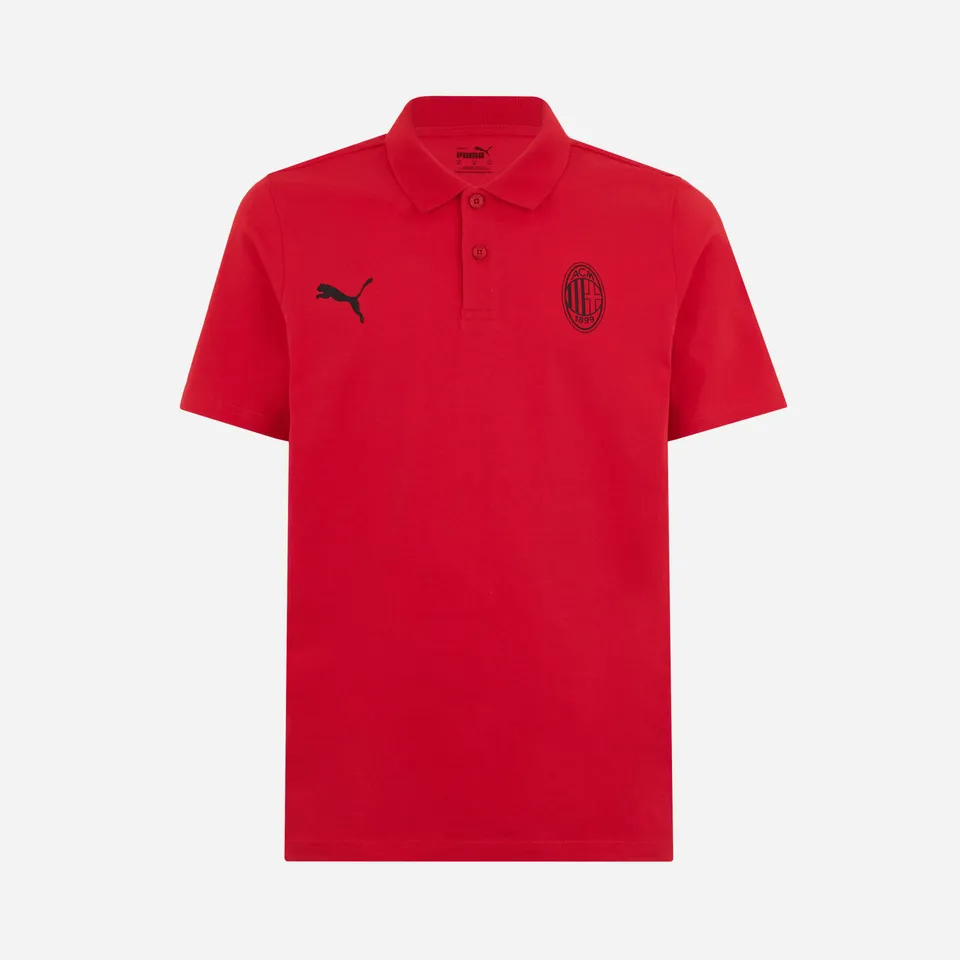 AC Milan Polo Milan Essential Collection polo rossa cotone