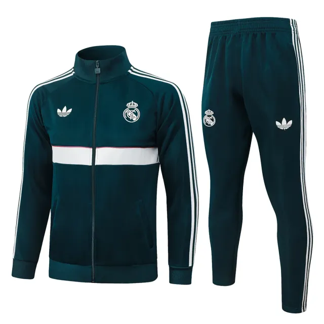 Real Madrid 2026/27 Tuta sportiva verde fascia bianca